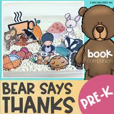Coloring pages for a variety of themes that you can print out and color for free. Bear Says Thanks Preschool Book Companion For Speech Therapy With Boom Cards
