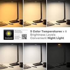 The taotronics stylish metal design table lamp and eufy lumos e1 led desk lamp looks very stylish and portable and the fact that they both don't cause eye strain makes it worth the purchase. Taotronics Tt Dl16 Metal Led Desk Lamp Touch Control Timer Night Li Shopendive Com