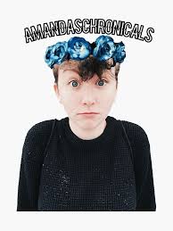 amandaschronicals flower child w/ text Sticker