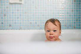 Now he sits in the bath, in the seat, and he's absolutely fine. Ablutophobia The Naked Truth About Bath Time Fears