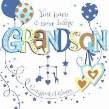 Congratulations For Baby Boy Elegant New Baby Grandson Congratulations Greeting Card Cards Congratulations Baby Baby Congratulations Card Wishes For Baby Boy