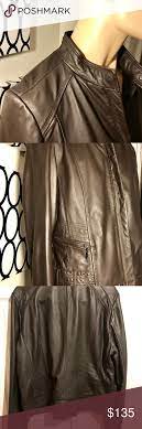 A N A Brown Lambskin Leather Jacket Leather Jacket Lambskin Leather Jacket Lambskin Leather