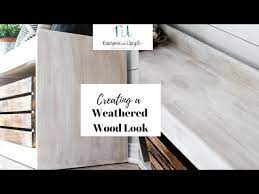 How to get the white wash, coastal, beach style look on natural timber and furniture with newton's whitewash stain. How To Create A Weathered Wood Or White Wash Look On A Laminate Surface Or A Smooth Surface Youtube