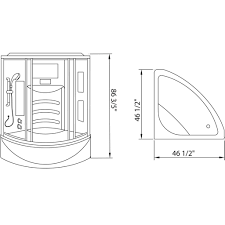 Jacuzzi® capella® 60 x 60 in. Corner Bathtub Dimensions 81 Nice Bathroom In Corner Tub Inside Dimensions 1024 X 1024 Whirlpool Bathtub Steam Showers Bathtub Shower