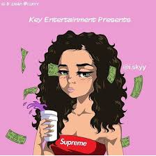 Here are only the best crips gang wallpapers. Bali Baby S Playgirl Gang The Mysterious Skyy Packk Bali Baby Girl Cartoon Black Art Pictures