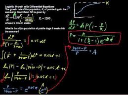 How To Use Logistic Growth And Differential Equations Calculus Tips Differential Equations Equations Calculus