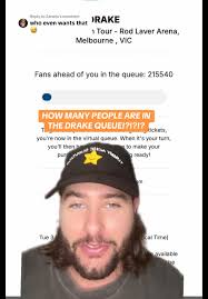 Replying to @Zaneta so many people in the drake line rn….did you get  tickets? #ausmusic #triplej #austour #aussiefestivals #drake #draketour  #anitamaxwynn #nztour