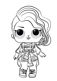 Check the coolest set of printable lol surprise coloring pages for girls presenting unboxed dolls. Lol Doll Coloring Pages Coloring Rocks