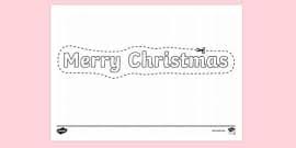 Here is the largest packs of christmas coloring pages for preschoolers 2020 moreover, it's the very famous activity to do on that day. Free Merry Christmas Colouring Sheet Colouring Sheets
