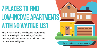 7 Places To Find Low Income Apartments With No Waiting List 2020