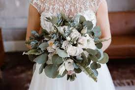 Collection by hummingbird events, inc. Green And Ivory Wedding Bouquet White Lisianthus White Garden Roses Silver Dollar Eucalyptus Gunni Eucalyptu Ivory Bouquet Wedding Wedding Wedding Bouquets