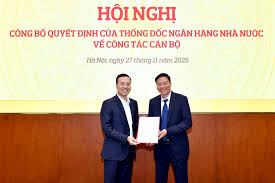 NHNN bổ nhiệm ông Đỗ Trọng Toàn làm Phó Vụ trưởng Vụ Tổ chức ...