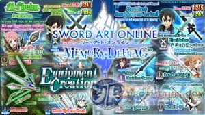 Sword Art Online Md Weapons List And Stats For Dual Blades Urgametips