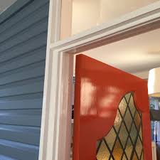 Loving Our New Colour Scheme Front Door Is Wattyl Copper Moon Weatherboards Are Dulux Enterprise Victorian Homes Exterior Exterior Design House Exterior