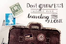 Image result for travelling alone