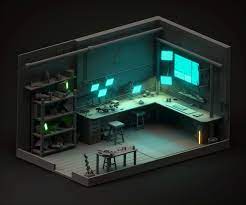 Artstation Room Exploration Jarlan Perez Isometric Rooms Isometric Design Isometric Art