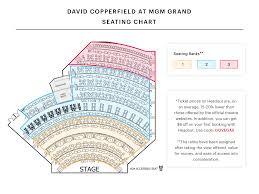 David Copperfield Seating Chart Get The Best Seats At The