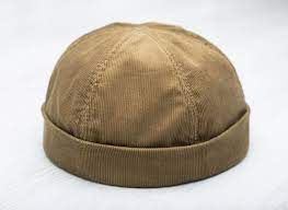 Handmade Docker Hat Brimless Cap Made Of Corduroy Round Hat Etsy Unisex Hat Hats Round Hat