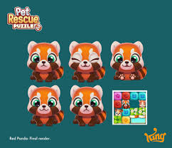 We have a limited number of movements, so use it with your head! Artstation Pet Rescue Puzzle Saga Irene Membrives