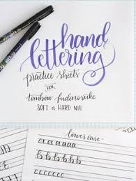 Calligraphy is an art form that produces a creative and decorative way of handwriting. Free Printable Hand Lettering Practice Sheets Liz On Call Hand Lettering Practice Sheets Lettering Practice Hand Lettering Worksheet