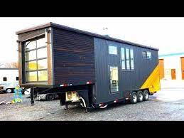 Beautiful Gooseneck Tiny House Has It All Youtube This Might Be My Dream Tiny Home That Bathroom Wal Tiny House Closet Tiny House Plans Tiny Mobile House