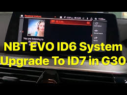 And i was surprised to see id6 there (like new 5 series) when i have id5 (like new 7 series). Nbt Evo Id6 System Upgrade To Id7 In G30 Youtube