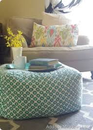 Oversized Floor Pouf Tutorial Knockoffdecor Com Diy Pouf Floor Pouf Knock Off Decor