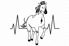Download Horse Heartbeat Svg Cut File By Creative Fabrica Crafts Creative Fabrica SVG Cut Files