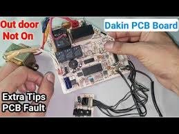 Select a location where th e noise and outflow air emitted by the outdoor unit will not affect the neighborhood. Daikin Ac Pcb Board Problem Solve Not Supply Outdoor Unit Not Run Outdoor And Pcb Tips Youtube Pcb Board Electrical Projects Problem Solve