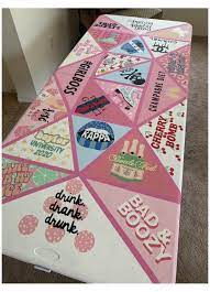Beer pong table designs pink. Hand Painted Custom Personalized Beer Pong Table Beer Pong Table Painted Alcohol Beer In 2021 Beer Pong Table Painted Beer Pong Table Diy Beer Pong Table Designs