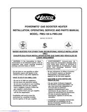 hatco powermite pmg 200 manuals