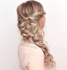 Medium length hair + black strapless dress the best curly hairstyle for a strapless dress is certainly one that doesn't cover the shoulders and keeps the ringlets bouncy and beautifully layered. 40 Most Delightful Prom Updos For Long Hair In 2021