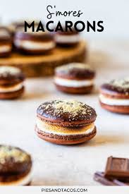 S Mores Macarons Plus Video Recipe In 2020 Macaroon Recipes Macarons Sugar Free Recipes