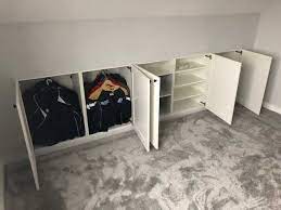 Ikea Hack Built In Storage In Knee Wall Imgur Knee Wall Attic Bedroom Storage Loft Storage