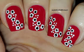 Check spelling or type a new query. Life World Women Toothpick Nail Art Red Nails With White Flowers