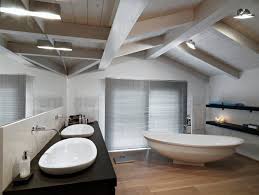 I have an attic with mostly flat ceilings and some sloped ones. 34 Attic Bathroom Ideas And Designs