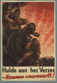 Herman van de vijver, rudi van doorslaer, etienne verhoeyen. 1944 1945 Oude Reclame Geschiedenis Poster