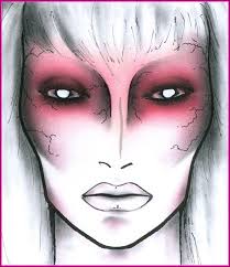 mac cosmetics halloween face charts and halloween makeup