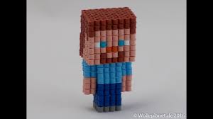 Sakurai has given details on how minecraft steve works in smash bros ultimate and he is busted!!! Perler Bead 3d Minecraft Steve Youtube