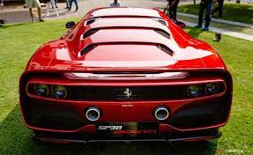 One Off Ferrari Sp38 Revealed Autoconception Com Ferrari Expensive Sports Cars Fancy Cars