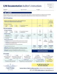 Namas E M Audit Tool