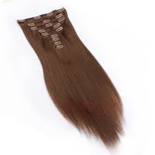 Section the hair, so that only a small slice of the clip in a wide section of hair extension into the pinned section of hair. How To Style Short Hair Weave Hair Cut Extensions Wholesale Clip In Human Hair Extensions Lm453 Emeda Hair