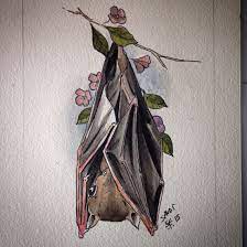 See more ideas about tattoos, bat tattoo, bats tattoo design. Night Lover Fruit Bat Tattoo Design Watercolor Bats Tattoo Design Bat Tattoo Bat Art