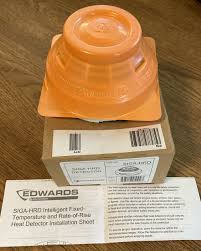 Heat detector testing manufacturer requirements & recommendations: Edwards Est Siga Hrd Fixed Ror Heat Detector Fire Alarm For Sale Online Ebay