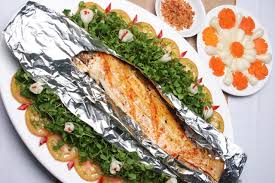 Cá sapa nướng giấy bạc