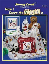 It is a black and white symbol pattern. Stoney Creek Cross Stitch Book 176 Now I Know My Abc S Baby Alphabet Afghan