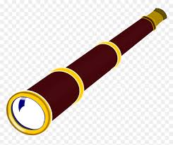 Cartoon male astronomer viewing through a telescope #1568585 by toonaday. Pirate Telescope Clipart Hd Png Download Vhv