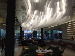 Lumicor Glacier Ribbon Ceiling Feature First National Bank