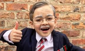 Six-year-old dressed as Captain Sir Tom Moore raises thousands for charity 