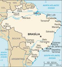 Ausbruch des zika virus in brasilien auf einer weltkarte. Landkarte Brasilien Kleine Ubersichtskarte Weltkarte Com Karten Und Stadtplane Der Welt
